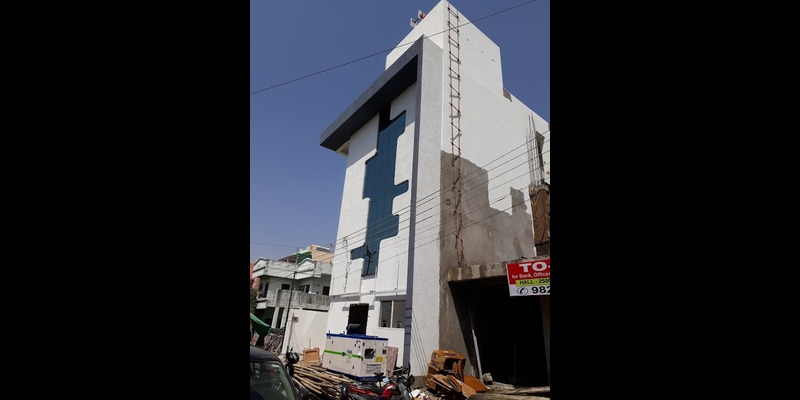 AMR BuildTech construction work on Another Hospital Construction At Rohit Nagar in Bhopal, Madhya Pradesh, India