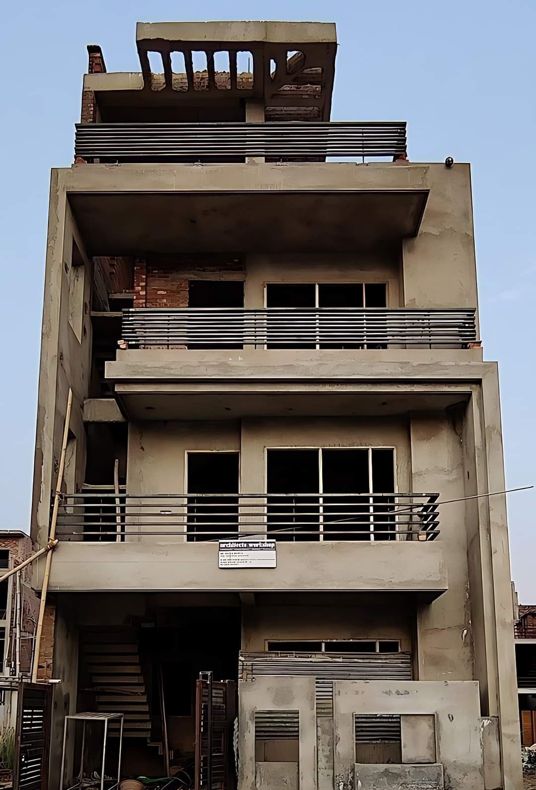 Duplex House construction project by AMR BuildTech in Bhopal, Madhya Pradesh, India