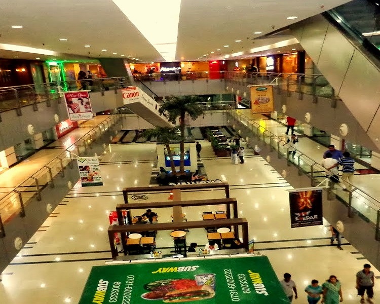 AMR BuildTech construction work on Interior Work Inside Shopping Complex in Bhopal, Madhya Pradesh, India