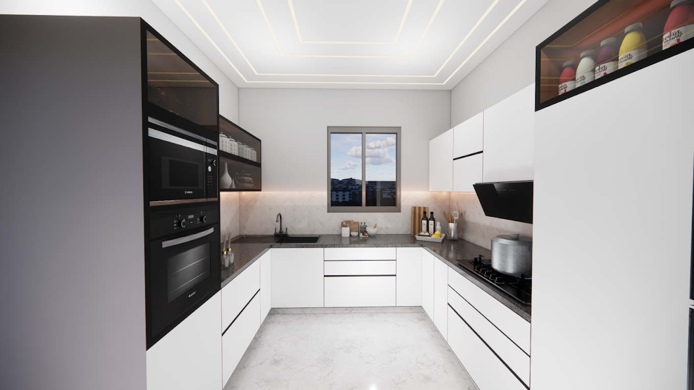 Bhopal Madhya Pradesh India Some Of U Shape Modular Kitchen Project By Cmk Amr Buildtech Modular Kitchen 03 – AMR BuildTech Bhopal