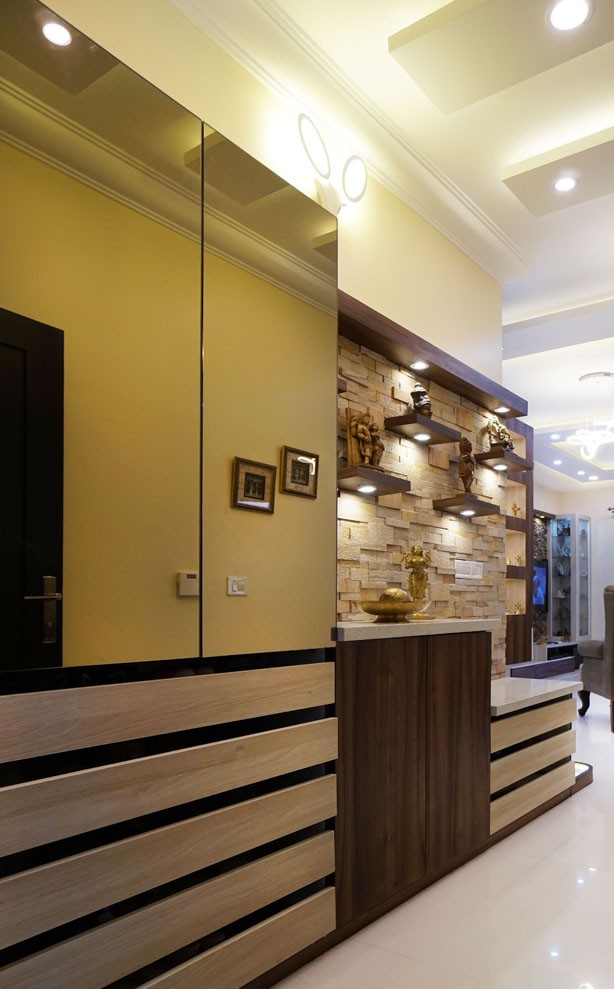 Premium 2 BHK bedroom wardrobe interior Bhopal