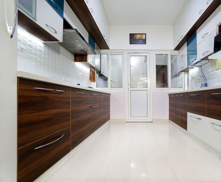 Budget 2 BHK modular kitchen design Bhopal